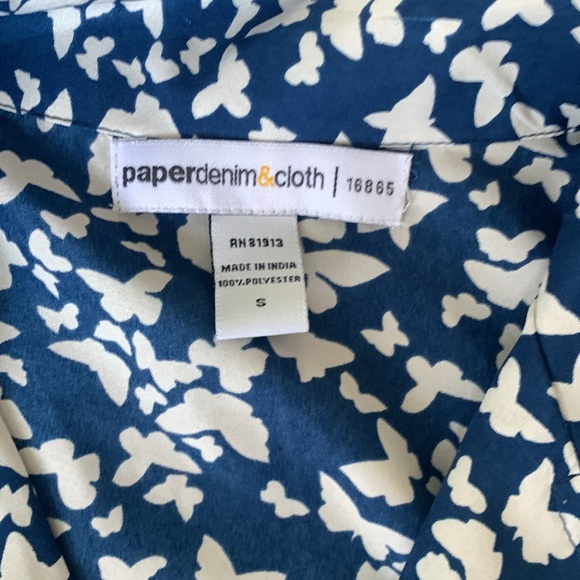 Paper denim and cloth 100% polyester romper - Picture 2 of 4